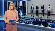 Dina Hille moderiert NDR Info. © Screenshot 