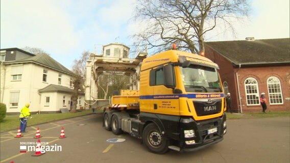 Transport der Schwebefähre. © Screenshot 