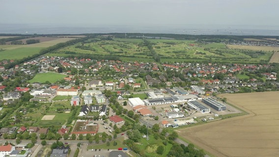 Elmenhorst aus der Luft. © Screenshot 
