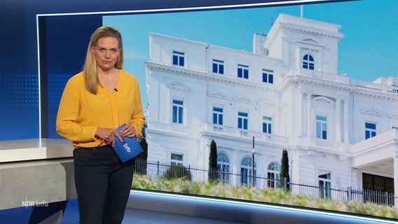 Juliane Möcklinghoff moderiert NDR Info 17.00. © Screenshot 