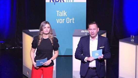 Talk vor Ort aus Parchim © Screenshot 