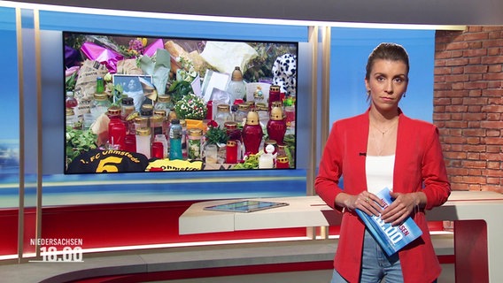 Lena Mosel moderiert das Niedersachsen Magazin um 18 Uhr. © Screenshot 