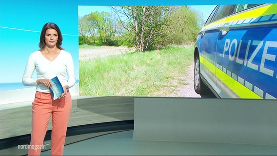Frauke Rauner moderiert das Nordmagazin. © Screenshot 