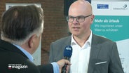 Der schleswig-holsteinische Umweltminister Goldschmidt im Interview. © Screenshot 