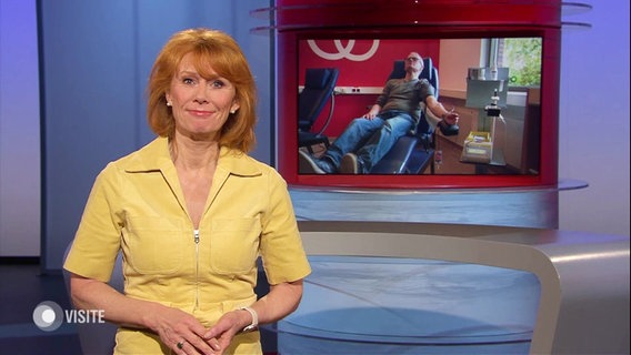 Moderatorin Vera Cordes im Studio. © Screenshot 