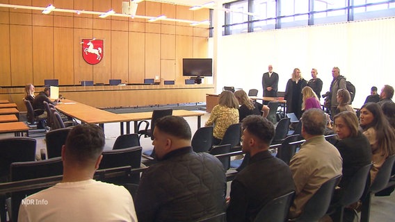 Szene im Gerichtssaal. © Screenshot 