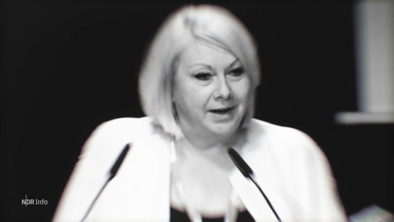 Die verstorbene CDU-Politikerin Karin Strenz © Screenshot 