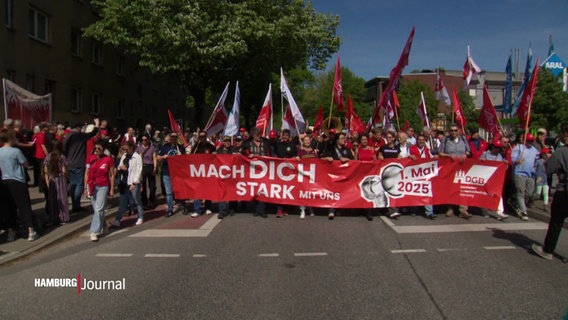 DGB-Demo am Tag der Arbeit. © Screenshot 