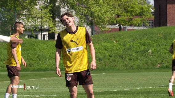 Trainingseinheit beim FC St. Pauli. © Screenshot 