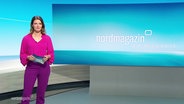 Frauke Rauner moderiert das Nordmagazin. © Screenshot 