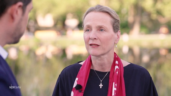 Die Pastorin Anne Gidion im Interview. © Screenshot 