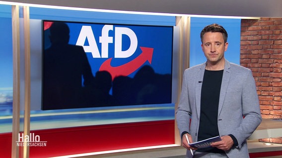 Jan Starkebaum moderiert Hallo Niedersachsen. © Screenshot 