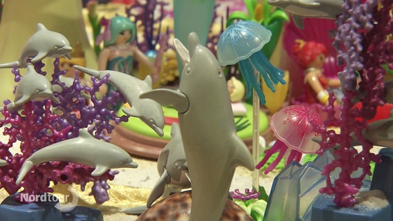 Unter-Wasser-Welt aus Playmobil-Figuren. © Screenshot 