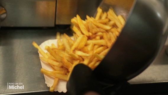 Eine Portion Pommes. © Screenshot 