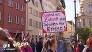 Demo zum Tag der Arbeit. © Screenshot 