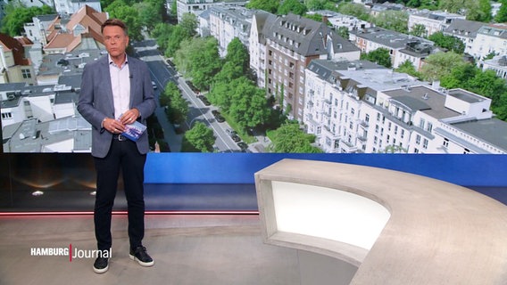 Moderator Ulf Ansorge im Studio. © Screenshot 