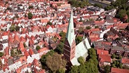Luftbild der Lübecker Marienkirche © Screenshot 