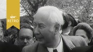 Bundespräsident Theodor Heuss vor 1954 bei einem öffentlichen Ausflug. © Screenshot 