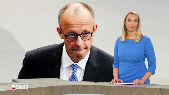 Alexandra Bauer moderiert das Schleswig-Holstein Magazin um 18 Uhr. © Screenshot 