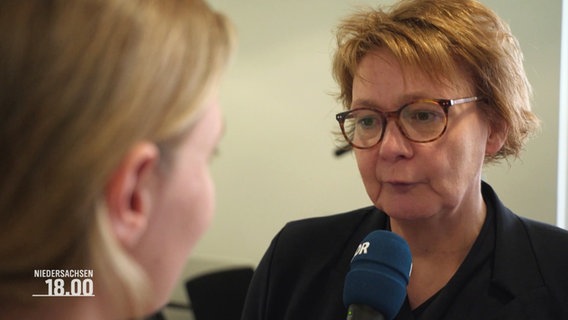 Niedersachsens Innenministerin Daniela Behrens (SPD) © Screenshot 