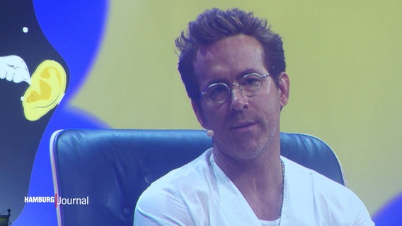 Ryan Reynolds auf der OMR. © Screenshot 