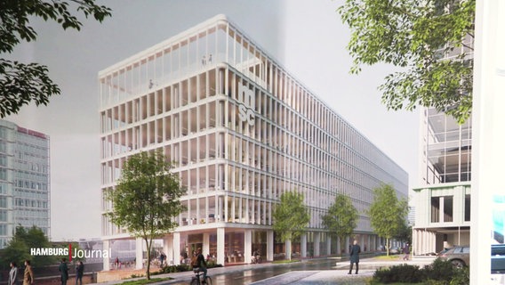 Der Siegerentwurf für die neue MSC-Zentrale in Hamburg. © Screenshot 