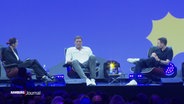 Basketballer Dirk Nowitzki bei OMR-Festival. © Screenshot 