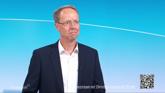Bürgerbeauftragter Christian Frenzel im Studiogespräch © Screenshot 