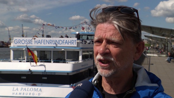 Malte Siegert vom NABU im Gespräch mit dem NDR. Malte Siegert vom NABU im Gespräch mit dem NDR. © Screenshot
