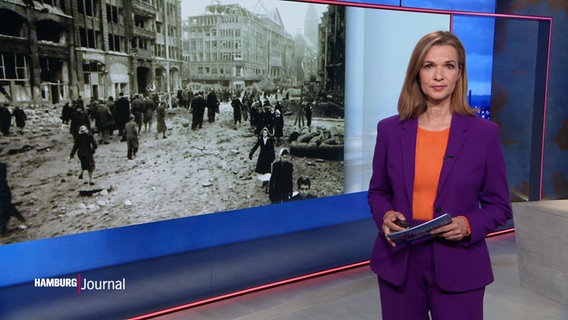 Julia-Niharika Sen moderiert das Hamburg Journal um 19:30 Uhr. © Screenshot 