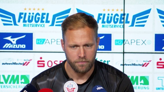 Hansa Trainer Daniel Brinkmann © Screenshot 
