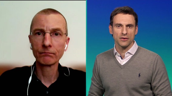 Der Geschäftsführer des Mieterbundes MV, Kai-Uwe Glause, im Interview © Screenshot 