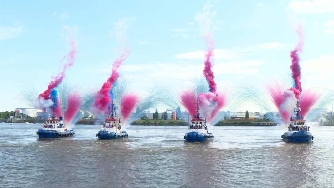 Hamburger Hafengeburtstag 2025: Schlepperballett und Feuerwerk