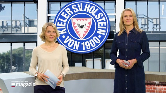 Marie-Luise Bram und Gabi Lüeße im Studio des Schleswig-Holstein Magazins. © Screenshot 