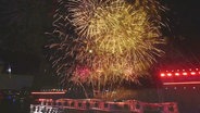 Feuerwerk hafengburtstag 2025. © Screenshot 