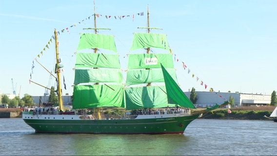 Das Segelschiff "Alexander von Humboldt II". © Screenshot 