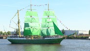 Das Segelschiff "Alexander von Humboldt II". © Screenshot 
