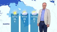 Sven Plöger moderiert das Wetter. © Screenshot 