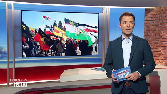 Johannes Avenarius moderiert Niedersachsen 18.00. © Screenshot 