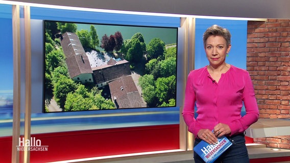 Christina von Saß moderiert Hallo Niedersachsen. © Screenshot 