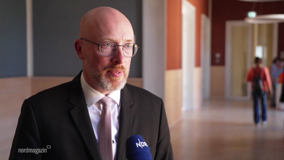 Innenminister Christian Pegel. © Screenshot 