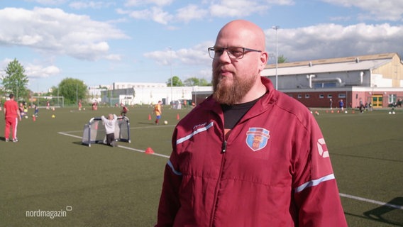 Fabian Giebel, Vorstand des FC Rostock United. © Screenshot 