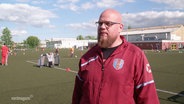 Fabian Giebel, Vorstand des FC Rostock United. © Screenshot 