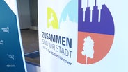 Ein Plakat wirbt für den Städtetag. © Screenshot 