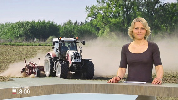 Marie-Luise Bram moderiert Schleswig-Holstein 18.00. © Screenshot 