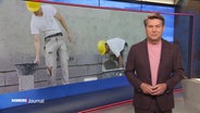 Jens Riewa moderiert das Hamburg Journal. © Screenshot 