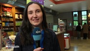 NDR Reporterin Lisa Synowski. © Screenshot 