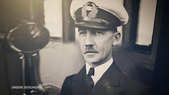 Gustav Schröder, der Kapitän der "St. Louis". © Screenshot NDR 