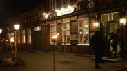 Ein Gasthof von aussen.  