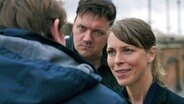 Charly Hübner als Alexander Bukow und Anneke Kim Sarnau als Katrin König in "Polizeiruf 110".  